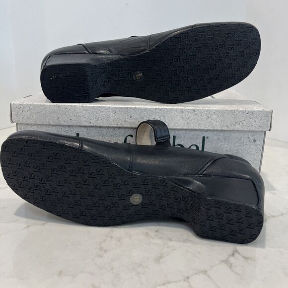 Josef Seibel New Cara Black Leather Mary Jane Shoes 41 US 10-10.5 Pumps Heels - Picture 2 of 15